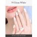 ohora N Clean White Semi Cured Gel Nail Strips - Salon-Quality, Long Lasting & Easy to Apply - Includes Prep Pads & Nail File - Buy Online on GoSupps.com