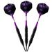 Professional 20g Soft Tip Darts Set in Hard Case | 3 Black Coated Barrels, Aluminum Shaft | Purple | For Recreation & Game Rooms - Buy Online on GoSupps.com