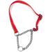 Anol Heritage Nylon & Chain Check Collar Red Sz 1-2 | 25-35cm - Buy Online on GoSupps.com