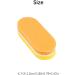 Mini Nail Buffers 100/180 Grit Sponge Buffing Sanding Block Polishing Sponge Nail Files Buffers Block Nail File Nail Supplies for Acrylic Nails and Natural Nails Orange Yellow - Buy Online on GoSupps.com