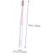 Solustre 8-Pack Macaron Toothbrush Cleaning Tools for Pregnant Women | Extra Soft Travel Toothbrush & Charcoal Massage Brush | Household Cleaning Devices - Buy Online on GoSupps.com