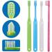 Orthodontic Toothbrush Set for Braces - U-Shaped Tuft & Lambda Brushes - Pink Made in Japan - Perfect Teeth Cleaning Tools - Buy Online on GoSupps.com