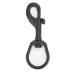 Tbest Scuba Diving Hook,Stainless Steel Double Ended Bolt Snap Hook Swivel Eye Snap Bolt Hook Kit Scuba Diving Accessory Black 75mm