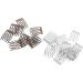 PULABO 20 pieces/piece 5 teeth diy metal wire hair clip bridal wedding veil comb Durable - Buy Online on GoSupps.com