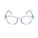 Contacta jelly reading glasses for women and men half -transparent glossy with flex sticks color blue diopttria +1.00 pack with glasses case 26 g