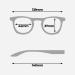 Buy X Frame Therapy Blue Light Glasses - Reflectron BlueBlock for Men & Women | Acetate Screen Protection - Buy Online on GoSupps.com