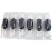 20PCS Tatmax 1 Inch Disposable Black Silicone Clear Tips - 9 Round Diamond Flat Tubes - Buy Online on GoSupps.com