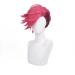 Spiky Magenta Cosplay Wig for Vi League of Legends Anime LOL Arcane Vi Rose Red Short Cosplay Wigs