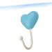 STOBAZA 1pc Wall Mount Clothing Rack Towel Hook Heart Hooks for Wall Sea Star Hook Wall Hook Aisle Heavy 6*12cm Sky-blue - Buy Online on GoSupps.com