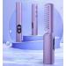 YUUAND Wireless Mini Hair Straightener | 2024 Upgraded 2 in 1 Electric Straightening Comb | Portable Anti-Scald Brush (#04 Purple - Buy Online on GoSupps.com