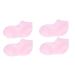 minkissy 2 Pairs Protective Socks Heel Socks for Dry Cracked Feet Exfoliator Stocking Spa Gel Socks Moisture Socks for Dry Feet Moisturizing Gel Socks Night Crusty Cotton Socks Miss Sebs