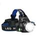 CUGHYS Headlamp Flashlight, USB Rechargeable Led Head Lamp, IPX4 Waterproof T004 Headlight with 4 Modes and Adjustable Headband, Perfect for Camping, Hiking, Outdoors, Hunting(One PCS Black