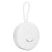 Psytfei Toothbrush Sanitizers Mini Toothbrush UV Cleaning Case Rechargeable Toothbrush Cleaner UV Sanitizer for Trvel(White)