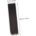 DOITOOL Hair Extension Wig Natural Hair Wig Curly Hair Extensions Synthetic Hair Extensions Black Frontal Wig Natural Hair Extensions Long Straight Hair High Temperature Wire Miss Hairpin 75X16CM Black - Buy Online on GoSupps.com