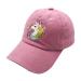 Waldeal Girls' Adjustable Cute Unicorn Hats, Baseball Cap for 3-12 Years One Size Pink