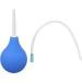 Ozgkee Enema Bulb Kit - Silicone Shower Bulb & Disposable Tube for Women - Anal Cleaner (Blue 160ml) - Buy Online on GoSupps.com