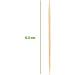 1500 Count Bamboo Double Pointed Toothpicks - Round Wood Picks for Teeth Cleaning - Buy Online on GoSupps.com