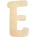 Large Wooden Letters 30cm Wooden Letter for Crafts Children's Names Capital Alphabet 5mm Thick Unfinished MDF Wood Slices Nursery Wall Hanging Art Sign Board Painting Home Decor (E)