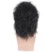 Stylish Long Curly Black Wig for Weddings Runway Interviews & Cosplay - Men's Fashion Hairpiece - Buy Online on GoSupps.com