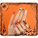 DANNI & TONI Halloween Nail Art Stickers - Glow-in-The-Dark Trick or Treat Gel Nail Wraps - Buy Online on GoSupps.com