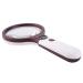 10 Times 30 Times Glass LED Reading Mobile Phone Repair Identification High Magnification Glass Large Lens Large Diameter 100mm Made in China
