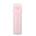 NAUZE 1 Pack Pink Hair Dye Brush Bottle Root Comb Applicator Bottle Hair Coloring Dye Applicator Scalp Treatment Bottle (Pink)