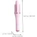 Baluue 2pcs Fully Automatic Hair Curling Iron Straightener Hair Crimper Hair Tool Curler Pink Abs 32.50X5.50X5.50CMx2pcs Pinkx2pcs - Buy Online on GoSupps.com
