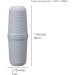Portable Travel Toothbrush Cup Case | Couple Toothbrush Holder with Lid - Perfect for Bathroom Camping & Business Trips (Grey - Buy Online on GoSupps.com