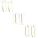 FOMIYES Pet Toothpaste 24 Pcs Double Head Dog Toothbrush Tooth Paste Pet Oral Care Large Dog Toothbrush Dog Paw Print Puppy