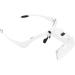 Lighted Headset Magnifying Glasses with 2Led Lights Head-Free Magnifier Loupe 5 Detachable Lenses Magnifying Glass - Buy Online on GoSupps.com