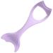 Ciieeo Mascara Brush Reusable Eyeliner Tools Silicone Mold Multi- Function Make up Tools Makeup Eye Lash Applicator Eyeliner Stamp Fake Eyelashes Silica Violet