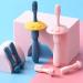 SUICRA Silicone Toothbrush - Soft Bristles Deciduous Design Blue - International Shipping Available - Buy Online on GoSupps.com