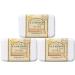 A La Maison Oat Milk Bar Soap 8.8 oz. | 3 Pack Triple French Milled All Natural Soap | Moisturizing and Hydrating For Men, Women, Face and Body 8.8 Ounce (Pack of 3)