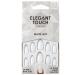 Elegant Touch White Out Nail Short Stiletto