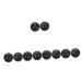 Minkissy 10 pc jade ball jade handball alleviate stressball gymnasium ball relief ball from jade jadeball for health exercises face handicrafts on board scrollrad 3.50x3.50cmx5pcs Schwarzx5stk