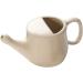 Qimacplus Ceramic Neti Pot - 350ml Capacity, Leak Proof Nostril, Comfort Grip - Lead-Free, Microwave & Dishwasher Safe - Buy Online on GoSupps.com