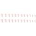 Ombre Press on Nails Short Square Nude White Gradient Full Cover Acrylic Stick on Nails for Women & Girls | 24Pcs French Manicure Decoration - Buy Online on GoSupps.com