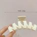 Hair Claw Clips-Nonslip Large Matte Claw Clip Strong Hold Hair Clips Suitable for Women Girls Strong Hold Clips for Thick Thin Hair Fashion Hair Styling Accessories(Black beige dark coffee navy blue) - Buy Online on GoSupps.com