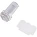Nail Art Stamper Scraper Set Fashionable Transparent Silicone Nail Polish Transfer Manicure Tool for Women - Buy Online on GoSupps.com