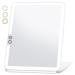 Ecverbyh Travel Makeup Mirror Vanity Mirror Lights with 10X Magnifying Mirror 3 Color Lighting Accessories for Women
