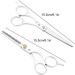 U-M Professional Hair Cutting Edge Series Thining Scissors Set Salon Barber Hairdressing Shear Thinning for Thinning Texturizing Salon Durable Fine Cut(Two-Piece) Deft Design as shown - Buy Online on GoSupps.com