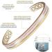 YINOX Tri Tone Pure Copper Magnetic Bracelets for Arthritis | 8 Magnets | Perfect Gift for Men & Women | Valentine's Day Edition - Buy Online on GoSupps.com