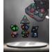 Color Changing Glowing Dice Set 7Pcs with LED Lights | USB Charging | DND Dice for Dungeons and Dragons, Sci-Fi, Table Games | Black - Buy Online on GoSupps.com