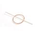 Jakawin Circle Hair Clip Brass Barrette Jewelry - Minimalist Hair Accessories for Women & Girls (Gold) | HCl035 - Buy Online on GoSupps.com