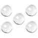 Tovinanna 5st crystal fitness ball hamster cages massage balls from crystal chinese health massage ball balls for health exercises massage ball ornaments white crystal older hand