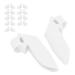 10 Pairs Toe Straightener Bunion Corrector & Separator - White | Valgus Relief & Overlap Protection Tool - Buy Online on GoSupps.com