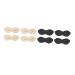 NOLITOY 4pairs Dispensing Stickers Inserts Adhesive Shoe Pads Arch Support Insoles Too Big Shoe Plantar Insoles Leather Insole Anti- Wearing Heel Pads Supplies Foam Can Be Cut As Shown 9.5x3.5cm