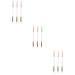 Healeved 9 Pcs Eye Shadow Brush Eyeliner Brush Eye Primer Dual-headed Eyeshadow Brush Eye Brush Nylon