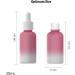 1 oz (6 Pack) Pink Gradient Glass Dropper Bottles with White Caps - 30ml Refillable for Essential Oils  Chemistry Lab  Hair Oils - Travel-Friendly Container - Buy Online on GoSupps.com