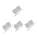 4 Sets Ring Palette Makeup Tray for Foundation Small Makeup Mixing Tray Plate for Cosmetic Makeup Plate for Foundation Eyeshadow Cosmetic Mixing Tool Makeup Mixing Palette